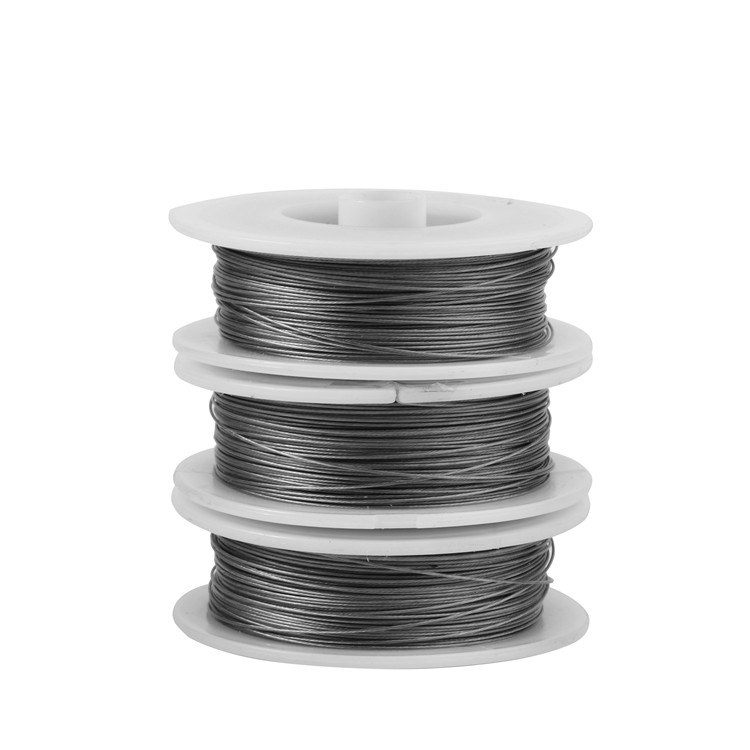 100M plastic coated 304 stainless steel wire